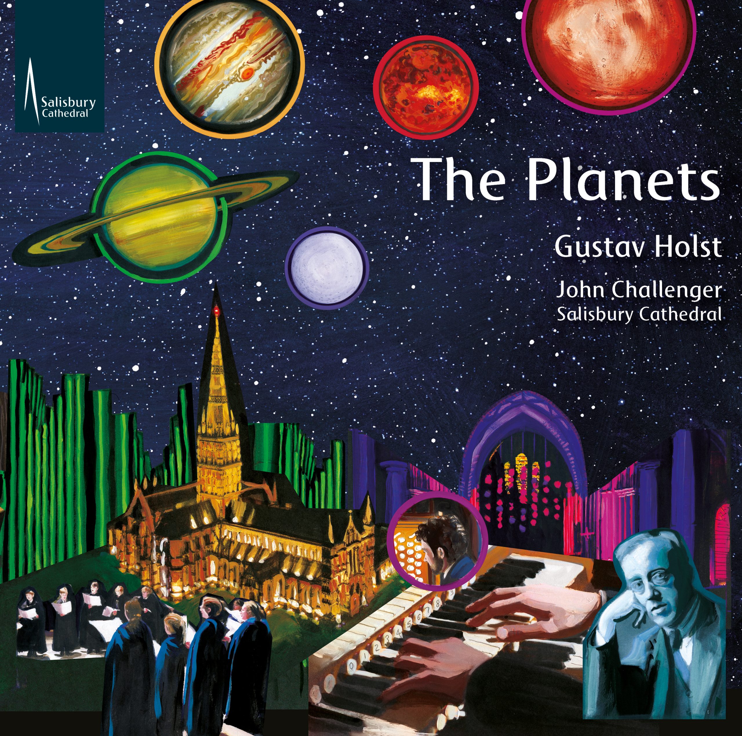 Artwork from the cover of The Planets CD